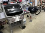 Both Webber propane and charcoal BBQ`s 